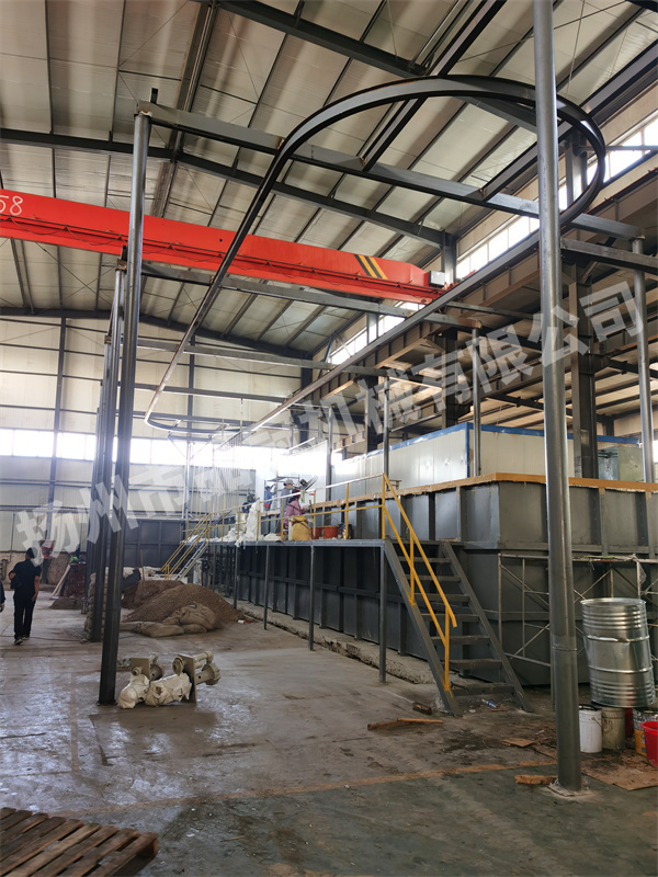 半自動環(huán)形電泳施工實景